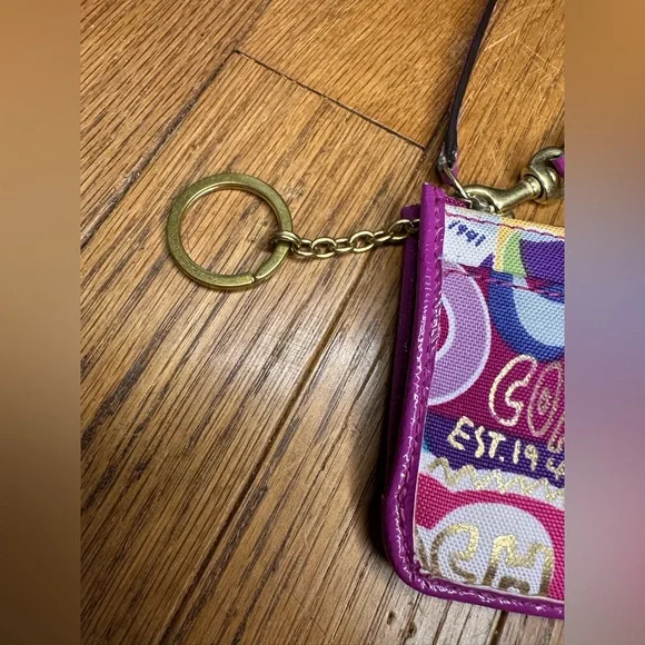 Vintage Coach Poppy Coin Purse Wristlet! - Picture 4 of 15